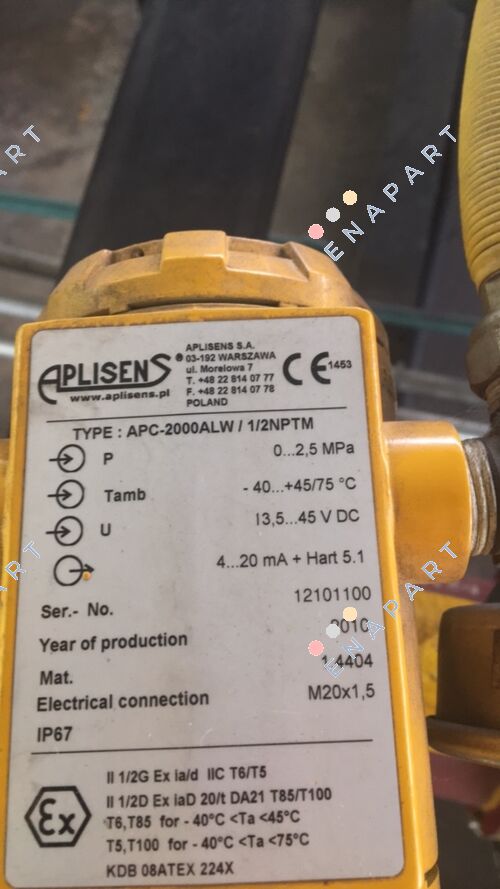 APC2000ALW/Exd/ 0 -2,5MPa/1 /2 " NPT  Transmițător de presiune inteligent 