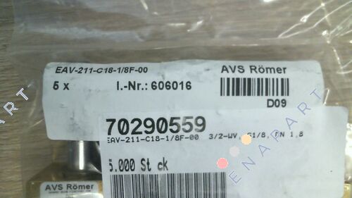 EAV-211-C18-1/8F-00 Supapă solenoidală parte-3/2 căi