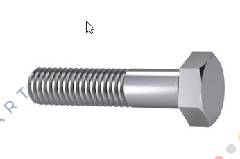 01200160090 (pack x25) Șurub cu cap hexagonal ISO 4014 Oțel zincat 8.8 M16X90