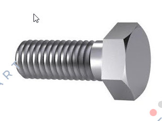 01210100090 (pack x100) Șurub cu cap hexagonal DIN 933 Oțel zincat 8.8 M10X90/S=17