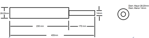 Z 10 28 0150 0 0470 WG35 WG35 00250N /5/Si (Z10-28ST-06985) Arc de gaz de tensiune