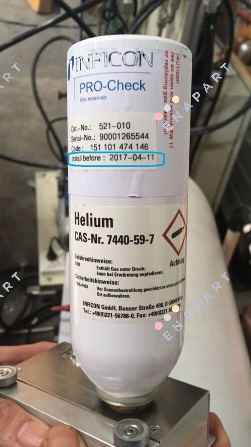 521-010 Înlocuire gaz Cartuș heliu pentru Pro-Check