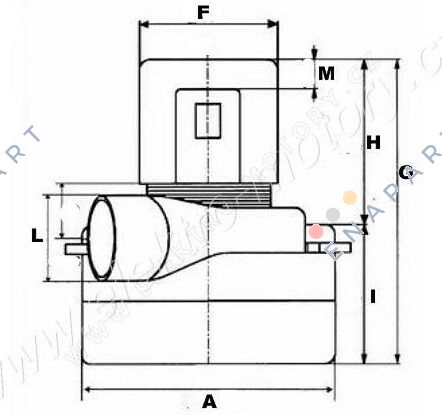 116110-00 Motor tangențial