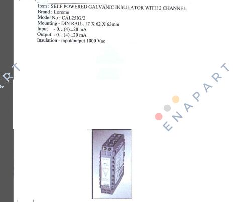 CAL25IG/2  IZOLATOR GALVANIC