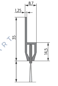 ABL20005-1017300 Perie antistatică