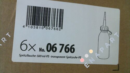 06 766 PE Transparent Plastic Transfer Tub Spray 500ml