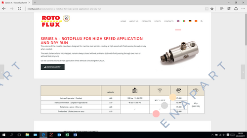 A10-1701-04R montaj pivotant de unică folosință