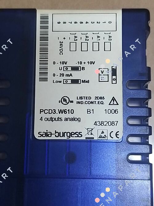 PCD3.W610 Art. No 9600263 Modul de ieșire analogică