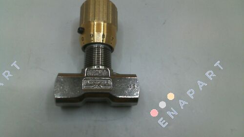 240-070-01000   /  FT1237/2-01-18 Supapă de accelerație 1/8 „alamă max 210bar - 2.2 l/min.