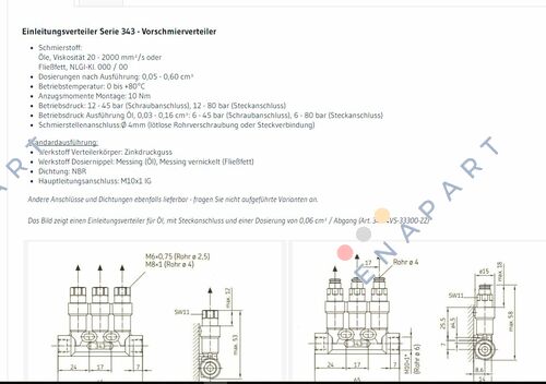 343-400-33300-ZZ COLECTOR DE DESCĂRCARE MONOFLEX